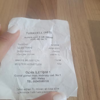 Kartımdan Fazla Para Çeken Turkcell