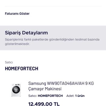 Teknosa'dan Sipariş Ettiğim Ürünün Hepsijet Tarafından Gönderilmemesi Nedeniyle İade