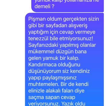 Kalicianlar (İnstagram) Instagram Kalıcı Anlar Sayfası Kalitesiz Ürün