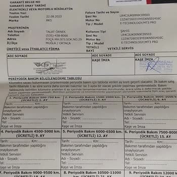 RKS Motor Akü Şarj Süresi, Sürüş Mesafesi Nin Söylediği Gibi Olmaması