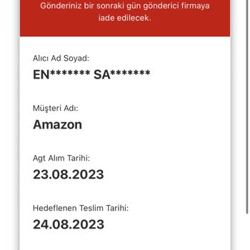 Amazon'dan Satın Aldığım Ürünün Kargolama Sürecinde Yaşanılan Fiyasko