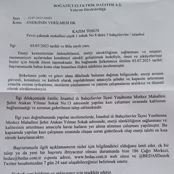 Boğaziçi Elektrik - Bedaş Enerji Mağduriyeti: Bahçelievler'de Havai Hat Sorunu