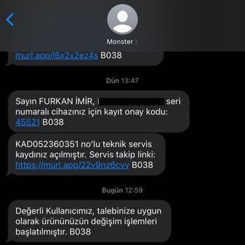 Monster Notebook Cihaz Değişimi Sonrası Mağduriyet