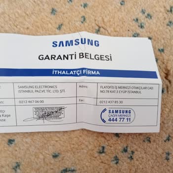 Samsung A73 Telefonumda Nem Algılandı Uyarısı Ve Sarı Renk Çizgiler Problemi