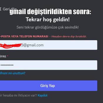 Discord.com 2 Tane Hesabımı Durup Dururken Devre Dışı Bırakıldı
