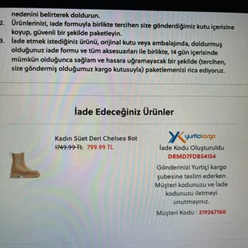 Derimod İade Süreci Fazlasıyla Uzun Sürüyor.