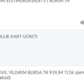 Yapı Kredi Bankası Kart Aidat İade