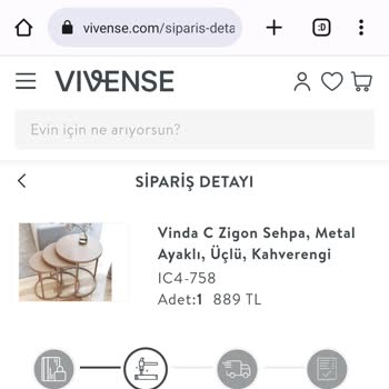Vivense Ürünüm Kargoya Bir Türlü Verilmiyor