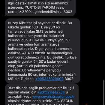 Turkcell Hattımı Zorla Yurt Dışı Kullanımına Açtı