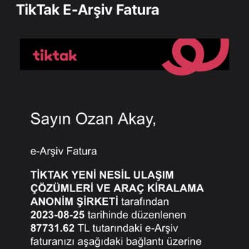 Tiktak Aracıyla Yaşadığım Mağduriyet
