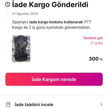 Gardrops İade Kargo Para Yatırılması
