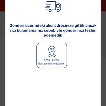 Aras Kargo Beymer Şube Kargoyu Teslim Etmiyor
