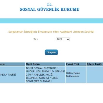 SGK Emeklilik İşlemlerim Ve Emekli Aylığımın Bağlanmaması