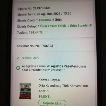 Trendyol Hızlı Market Hizmet Kalitesi Düşük!