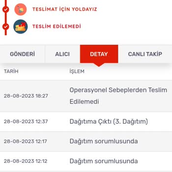Kargomsende Operasyonel Sebeplerden Dolayı Kargomu Teslim Etmiyor
