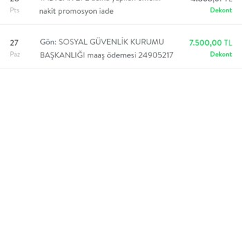 TEB Dedemin Emekli Mağazasından Promosyon Kesintisi