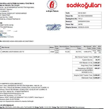 Samsung UE50TU8000U LED Televizyon Kronik Arıza