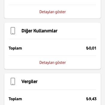 Vodafone Yurt İçinde Dikili'deyken Yurt Dışı Ücreti Olarak 169TL Kesti