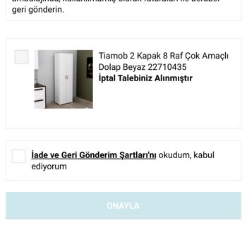A101 Sipariş İptalini Onaylamadı Ve Ücret İadesi Yapmadı.