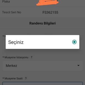 Tüvtürk Muayene Günü Sorunu