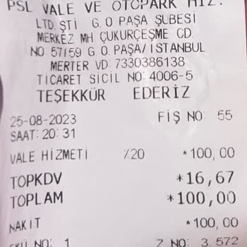 Medical Park Gaziosmanpaşa Vale Ücreti