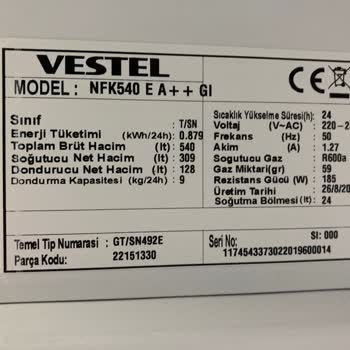 Vestel Buzdolabı Değişiminde Alt Model Verilmek İstenmesi