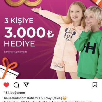 Hausekids İzinsiz Çekiliş Çekiliş Açıklanmaması
