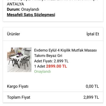 A101 Ürünün Teslim Edilmemesi