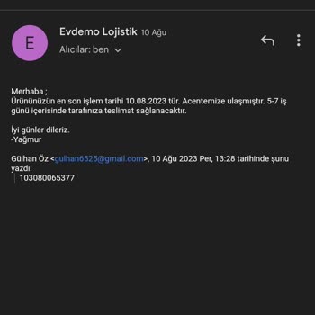 A101 Teslim Edilmeyen Ürün.