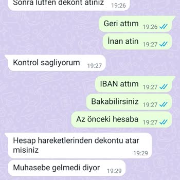 P*****a İş İlanı Başvurusu Sonrası Para Talebi
