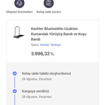 Hepsiburada İade Talebim Kargo Ulaşmasına Rağmen Reddedildi