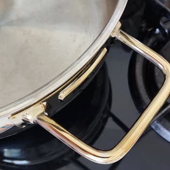 Jumbo Titanyum Gold 8 Parça Tencere Seti