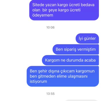 Milenastil.com Elbisem Nerede Ve Kargom Yola Çıktı Mı Neden Bir Dönüş Yok