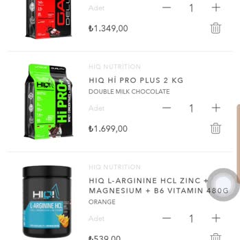 HIQ Nutrition İndirimden Faydalanmak İstiyorum