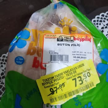 Migros Sanal Market Bozuk Tavuk Gönderdi