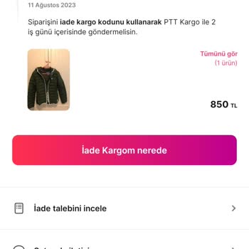 Gardrops Para İadesi Yapılmadı