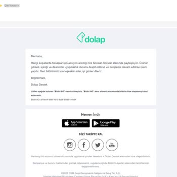 Dolap Kargo Kodunun Kötüye Kullanılması