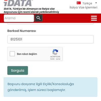 İData Altunizade İtalya Vize Başvurusunda Gecikme