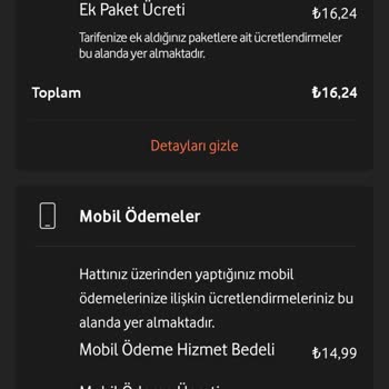 Vizyon Elektrik Vodafone Hesabımdan Para Çekilmiş