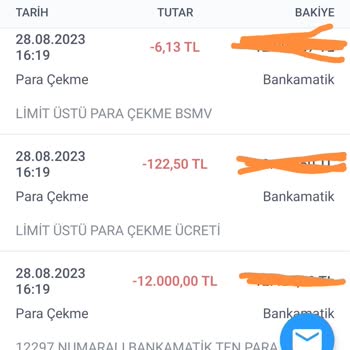 İş Bankası Limit Üstü Para Çekme Ücreti