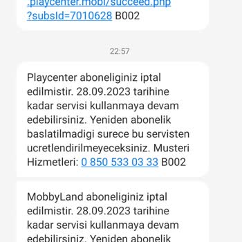Mobbyland Tarafıma Kesilen Haksız Fatura Hakkında
