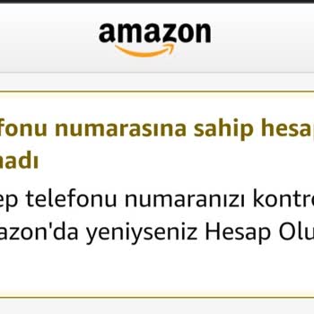 Amazon Hesabım Bulunmamasına Rağmen Para Çekmesi