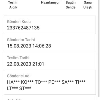 Sendeo Kargomu Getirdiğini İddia Ediyor Ama Kargo Yok!