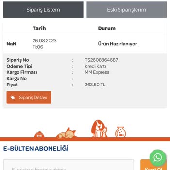 Markamama.com.tr Siparişimin Akıbetini Bilmiyorum