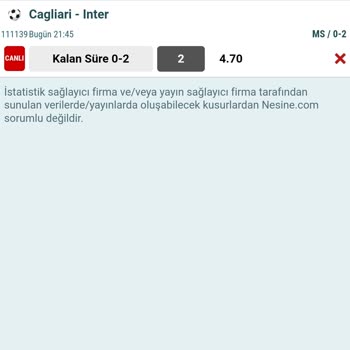 Nesine Kupon Tütü Param Yatmadı