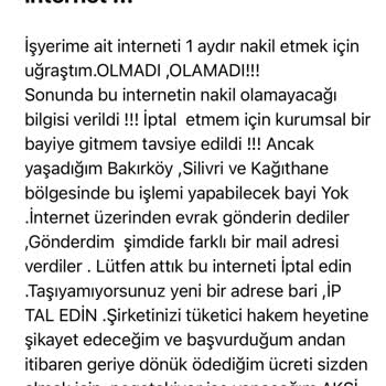Vodafone İş Yeri Ortağım Nakil İşlemi