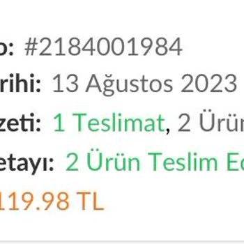 Trendyol Ve Sürat Kargo'nun Kötü Hizmeti