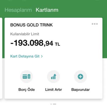 Garanti BBVA Kredi Kartımın Limitini Gecikme Yok Bilgi Verilmeden 200 Bin 5 Bine