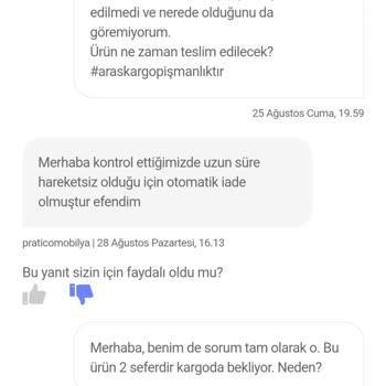Pratico'dan Aldığım Ürün 38 Günde Teslim Edilemedi