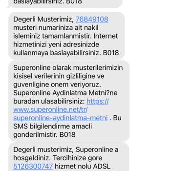 Superonline İnternetimi Taşınmaması Müşteri Temsilcisinin İlgisizliği
